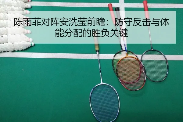 陈雨菲对阵安洗莹前瞻：防守反击与体能分配的胜负关键
